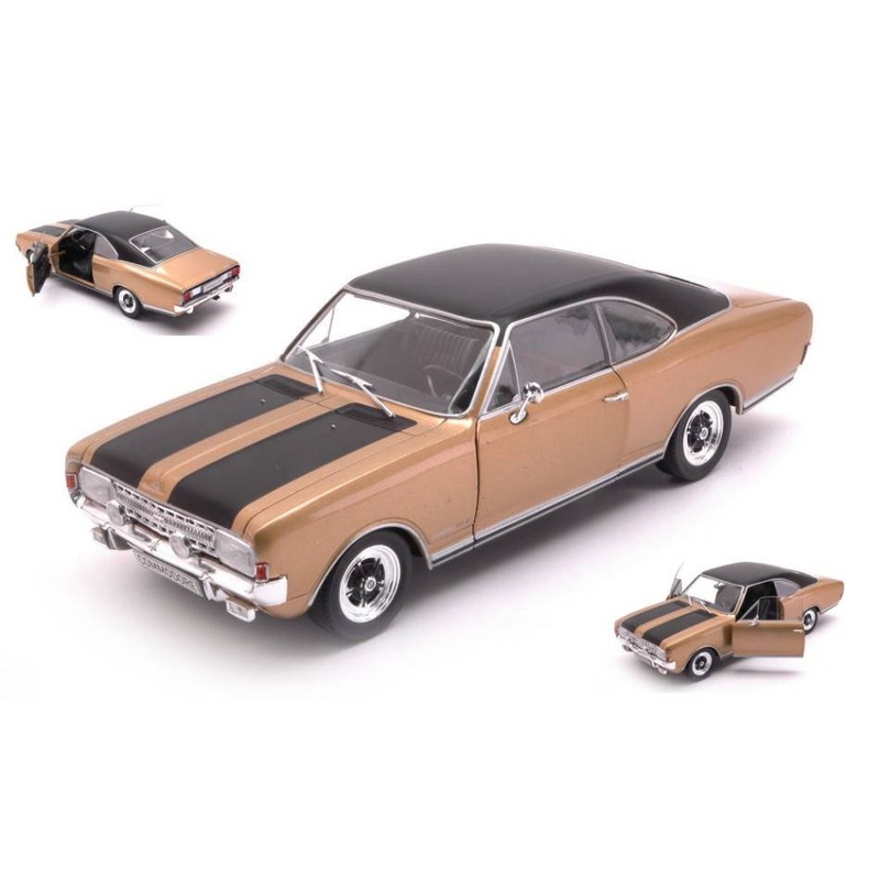 SCALE MODEL COMPATIBLE WITH OPEL COMMODORE A GS/E COUPE' GOLD/BLACK 1:24 WHITEBOX WB124105-O