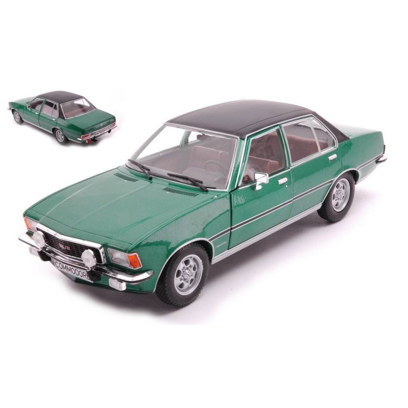 SCALE MODEL COMPATIBLE WITH OPEL COMMODORE B GS/E GREEN 1:24 WHITEBOX WB124124