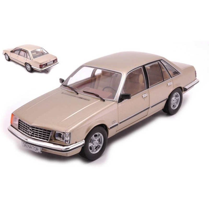 SCALE MODEL COMPATIBLE WITH OPEL SENATOR A1 MET.BEIGE 1:24 WHITEBOX WB124125