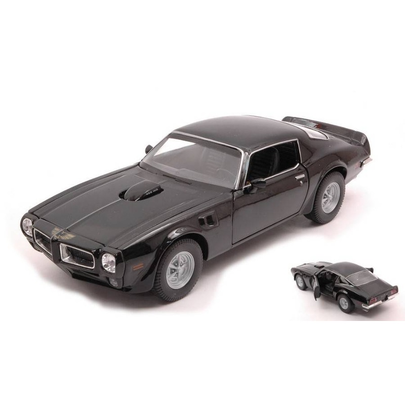 SCALE MODEL COMPATIBLE WITH PONTIAC FIREBIRD TRANS AM 1972 BLACK 1:24 WELLY WE24075BK