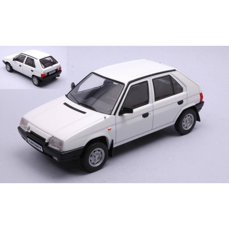 SCALE MODEL COMPATIBLE WITH SKODA FAVORIT WHITE 1:24 WHITEBOX WB124141