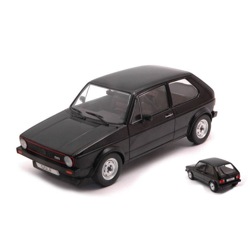 SCALE MODEL COMPATIBLE WITH VW GOLF 1 GTI BLACK 1:24 WHITEBOX WB124068