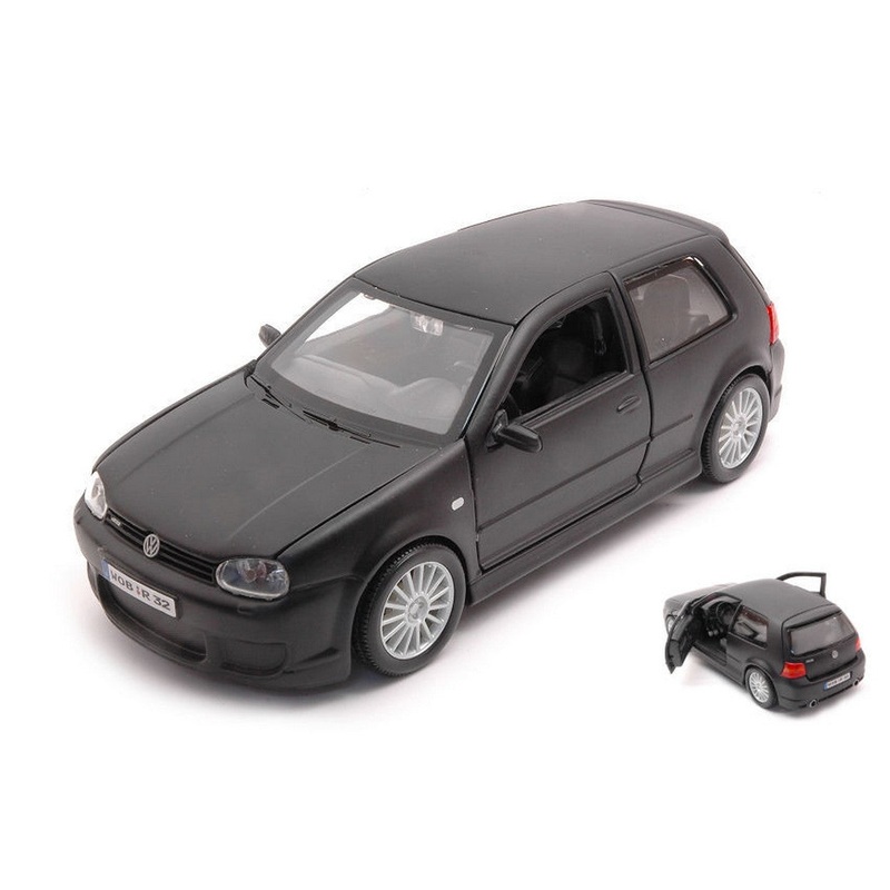 SCALE MODEL COMPATIBLE WITH VW GOLF 4 R32 MATT BLACK 1:24 MAISTO MI31290Z