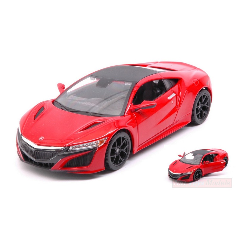 SCALE MODEL COMPATIBLE WITH ACURA NSX 2017 RED 1:24 MAISTO MI31234R