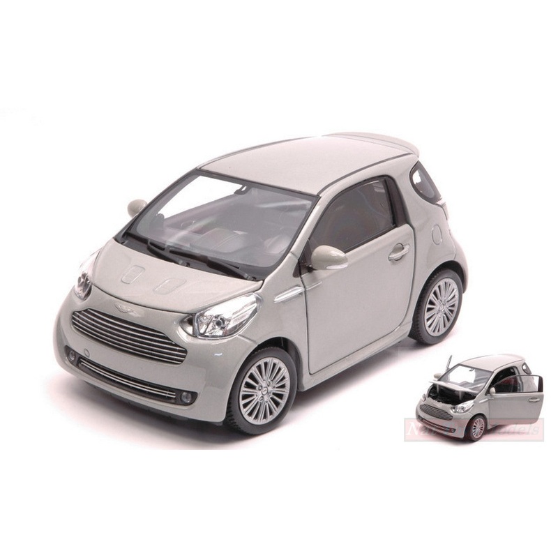 SCALE MODEL COMPATIBLE WITH ASTON MARTIN CYGNET 2011 MOUSE GRAY MET.1:24 WELLY WE24028S