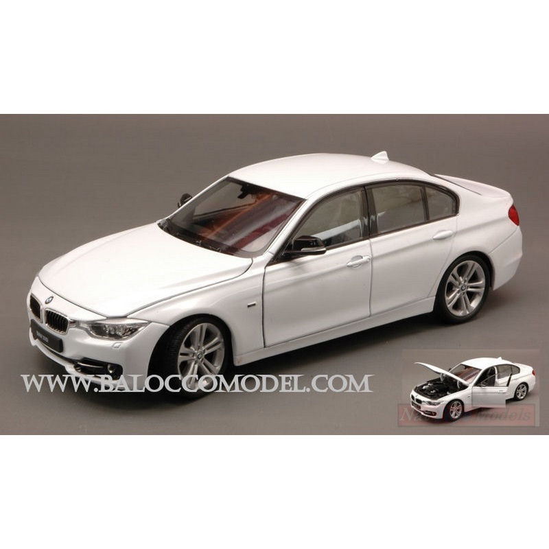 SCALE MODEL COMPATIBLE WITH BMW 335i (F30) 2013 WHITE 1:24 WELLY WE0213