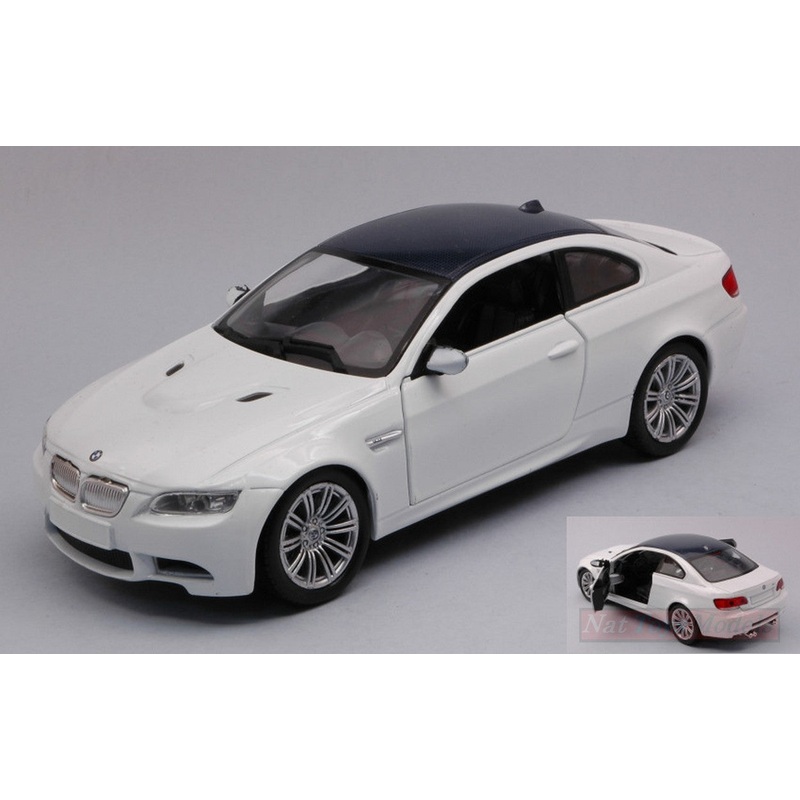 SCALE MODEL COMPATIBLE WITH BMW M 3 COUPE 2008 WHITE 1:24 NEW RAY NY71053W
