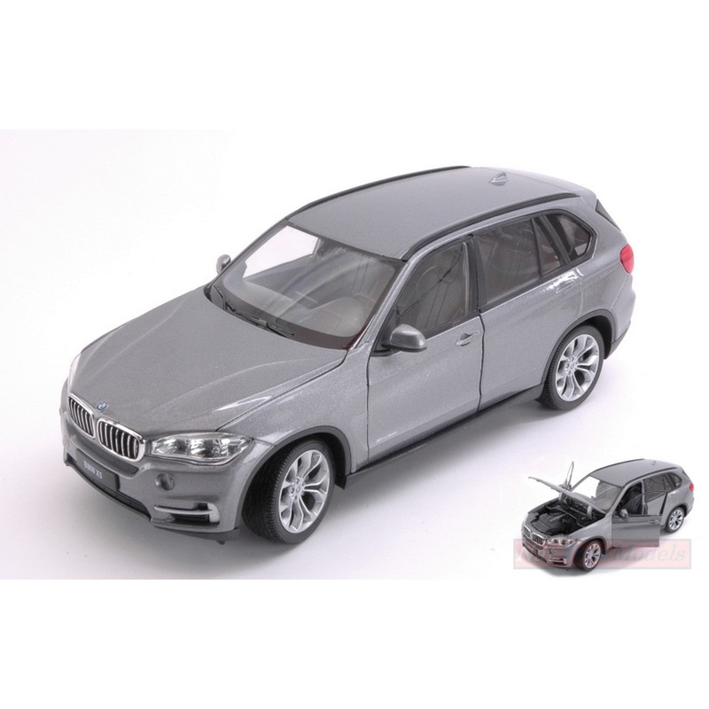 SCALE MODEL COMPATIBLE WITH BMW X5 2015 GRAY 1:24-27 WELLY WE24052GY