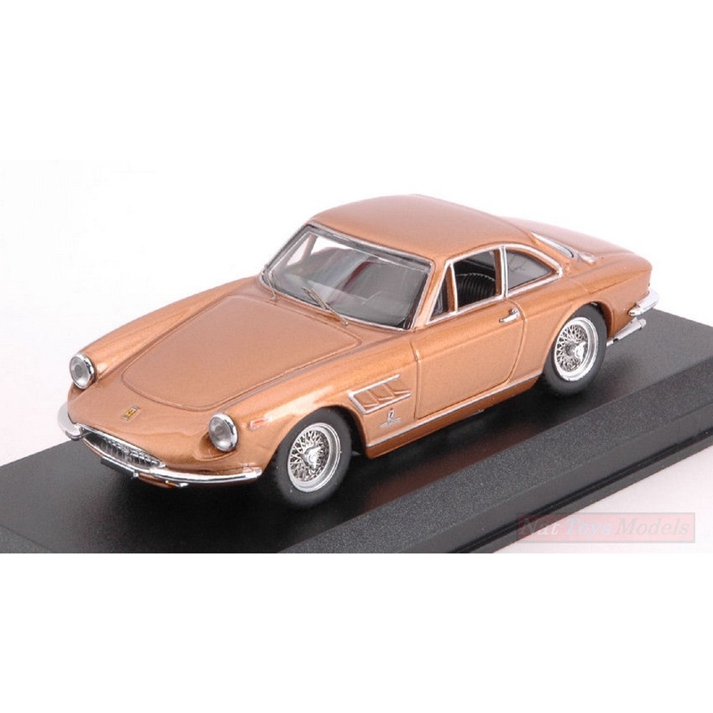SCALE MODEL COMPATIBLE WITH FERRARI 330 GTC 1966 BY PININFARINA NOCCIOLA METALLIC 1:43 BEST MODEL BT9734