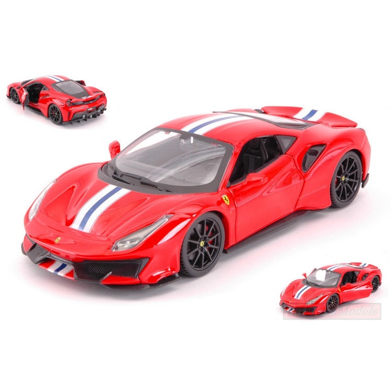 SCALE MODEL COMPATIBLE WITH FERRARI 488 PISTA 1:24 BURAGO BU26026