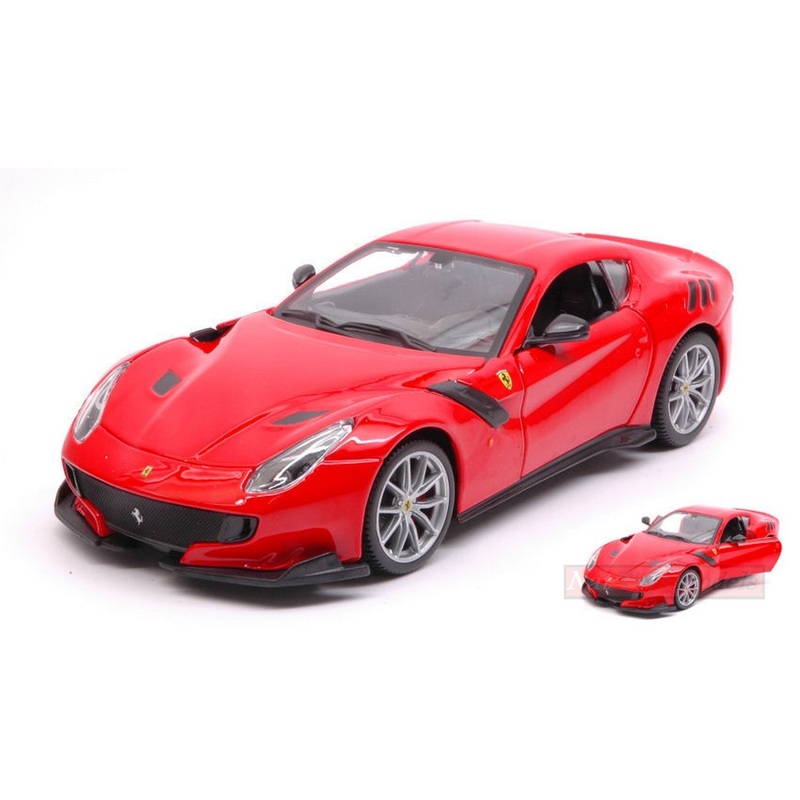 SCALE MODEL COMPATIBLE WITH FERRARI F12 TDF 2016 RED 1:24 BURAGO BU26021R