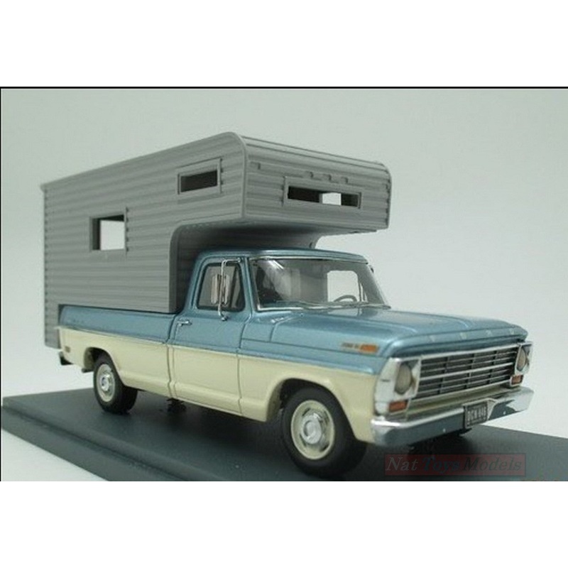 SCALE MODEL COMPATIBLE WITH FORD F100 1968 CAMPER 1:43 NEO SCALE MODELS NEO44849