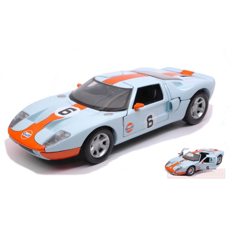 SCALE MODEL COMPATIBLE WITH FORD GT CONCEPT 2004 GULF SERIES 1:24 MOTORMAX MTM79641