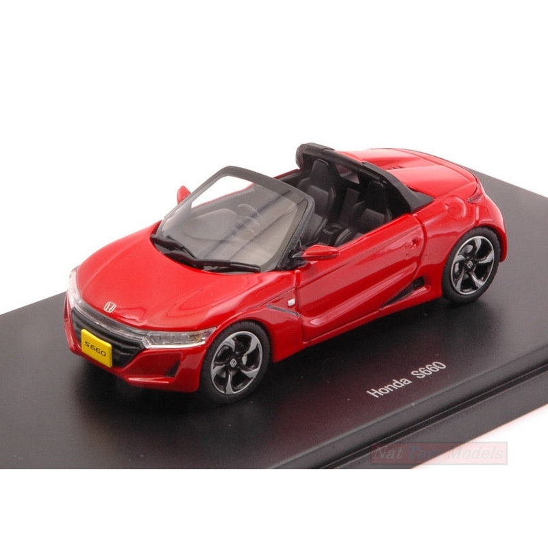 SCALE MODEL COMPATIBLE WITH HONDA S660 2015 RED 1:43 EBBRO EB45359
