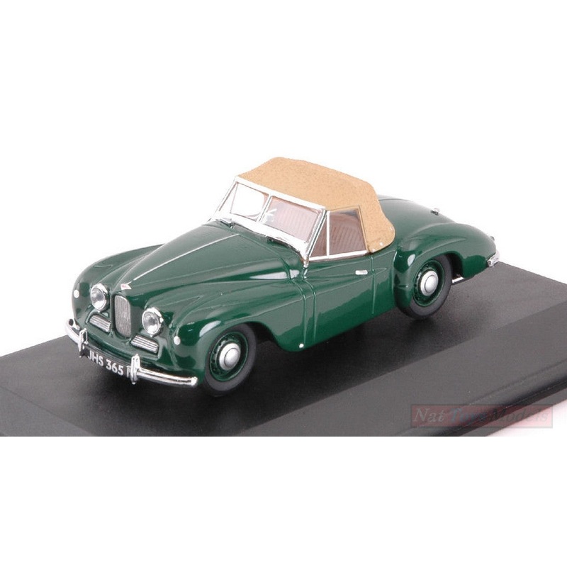 SCALE MODEL COMPATIBLE WITH JOWETT JUPITER SA SOFT TOP BRITISH RACING GREEN 1:43 OXFORD OXF43JUP001
