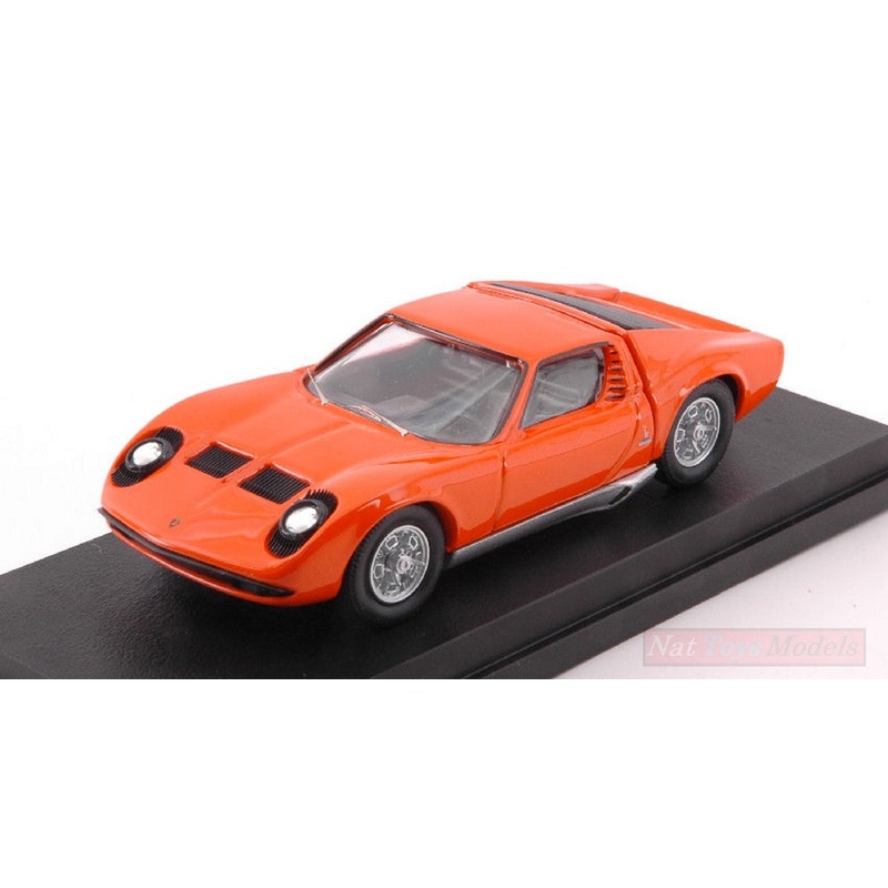 SCALE MODEL COMPATIBLE WITH LAMBORGHINI MIURA BERTONE P400 1966 ORANGE 1:43 RIO RI4583