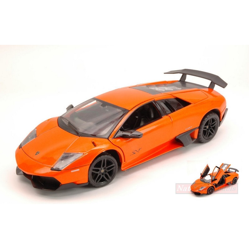 SCALE MODEL COMPATIBLE WITH LAMBORGHINI MURCIELAGO LP670-4 SV 2009 ORANGE 1:24 RASTAR RAT39300O