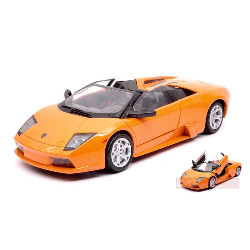 SCALE MODEL COMPATIBLE WITH LAMBORGHINI MURCIELAGO ROADSTER 2007 ORANGE 1:24 MOTORMAX MTM73316OR