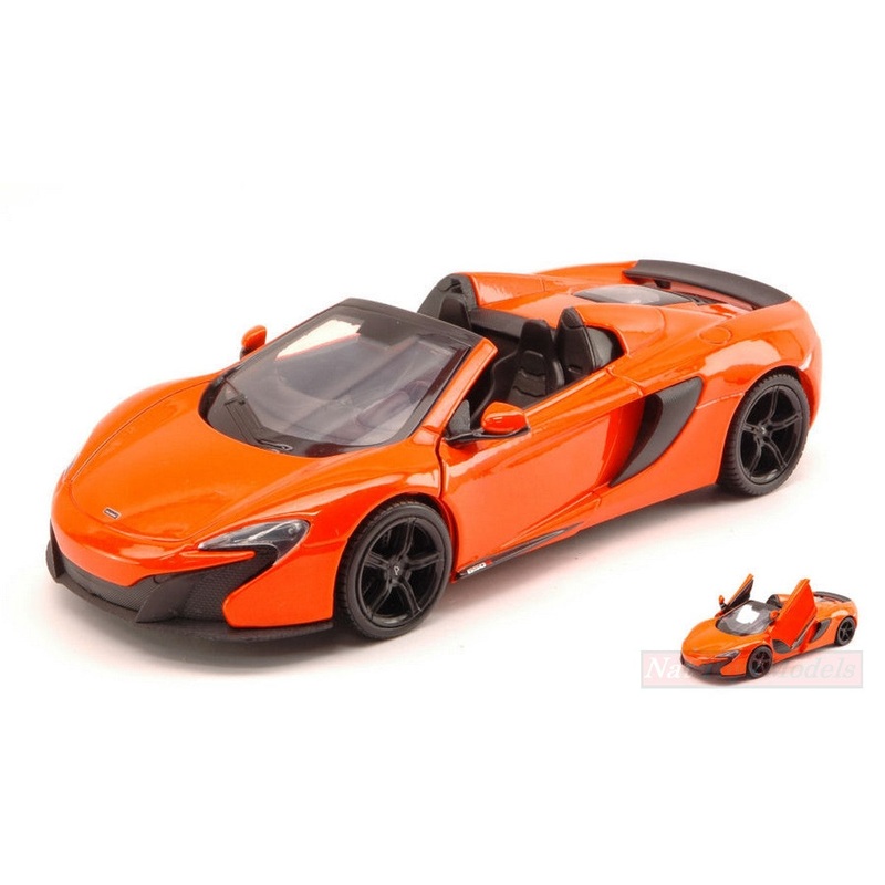 SCALE MODEL COMPATIBLE WITH MC LAren 650S 2014 ORANGE 1:24 MOTORMAX MTM79326O