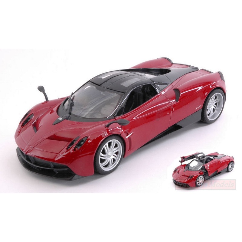 SCALE MODEL COMPATIBLE WITH PAGANI HUAYRA 2017 RED 1:24 WELLY WE24088R