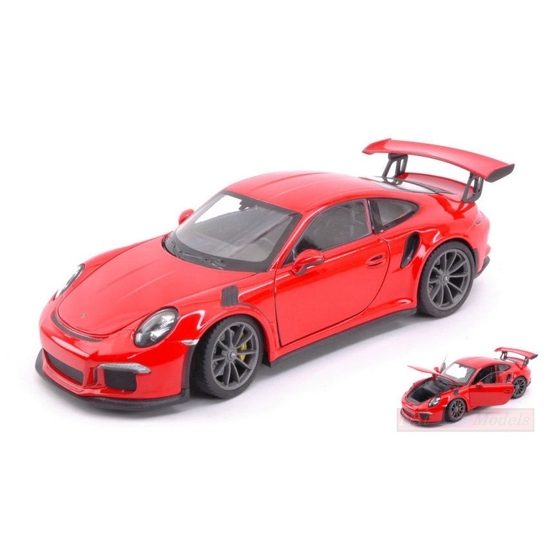 SCALE MODEL COMPATIBLE WITH PORSCHE 911 (991) GT3 RS ORANGE 1:24 WELLY WE24080OR
