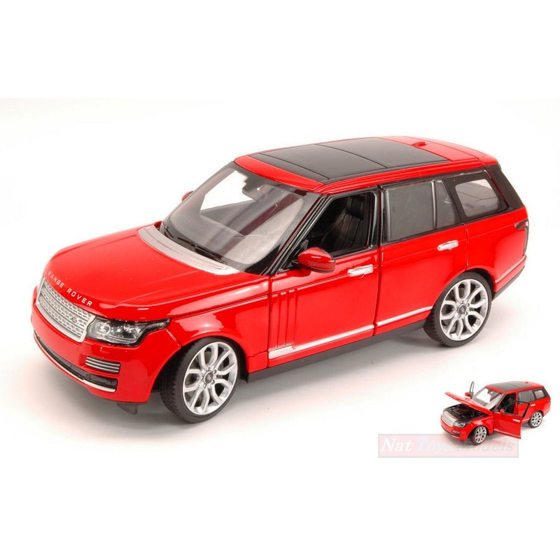 SCALE MODEL COMPATIBLE WITH RANGE ROVER IV SERIES 2012 RED 1:24 RASTAR RAT56300R
