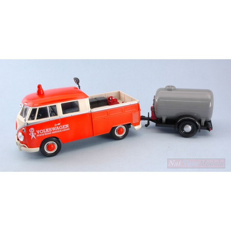 SCALE MODEL COMPATIBLE WITH VW 12 PICK UP "ROAD SERVICE SET" 1:24 MOTORMAX MTM79674