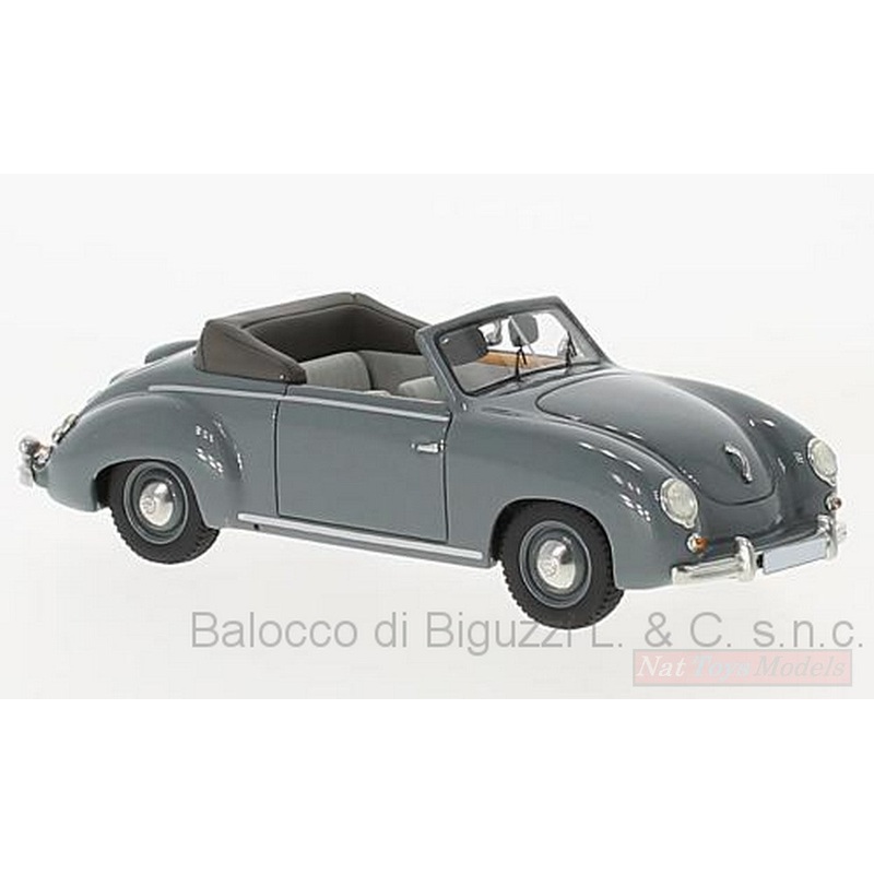SCALE MODEL COMPATIBLE WITH VW DANNEHAUR AND STAUSS CONVERTIBLE 1951 GRAY 1:43 NEO SCALE MODELS NEO47325