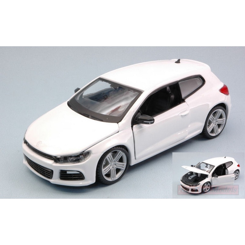 SCALE MODEL COMPATIBLE WITH VW SCIROCCO R 2014 WHITE 1:24 BURAGO BU21060W