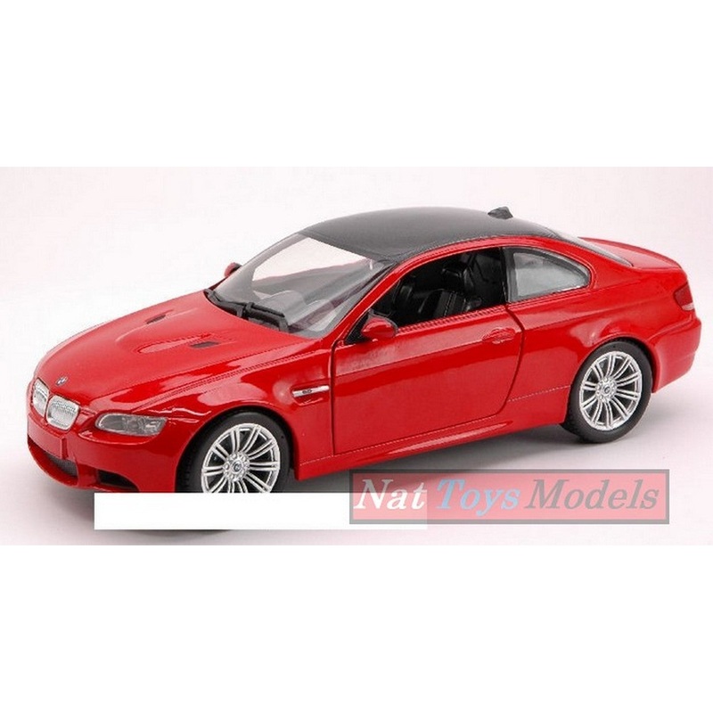 SCALE MODEL COMPATIBLE WITH BMW M 3 COUPE 2008 RED 1:24 NEW RAY NY71056R