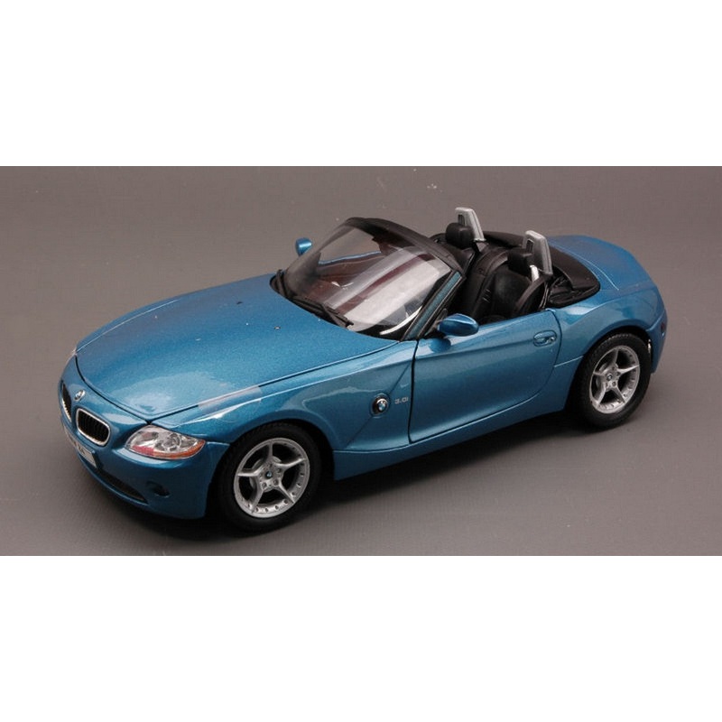 SCALE MODEL COMPATIBLE WITH BMW Z 4 2002 BLUE 1:24 WELLY WE9259