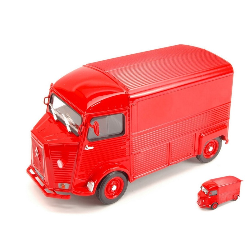 SCALE MODEL COMPATIBLE WITH CITROEN HY TYPE 1962 RED 1:24 WELLY WE4019R