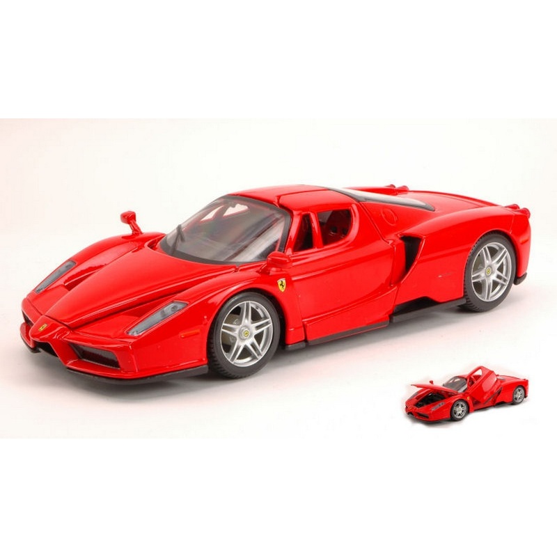 SCALE MODEL COMPATIBLE WITH FERRARI ENZO 2002 RED 1:24 BURAGO BU26006R