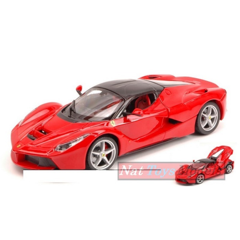 SCALE MODEL COMPATIBLE WITH FERRARI LA FERRARI 2013 RED 1:24 BURAGO BU26001R