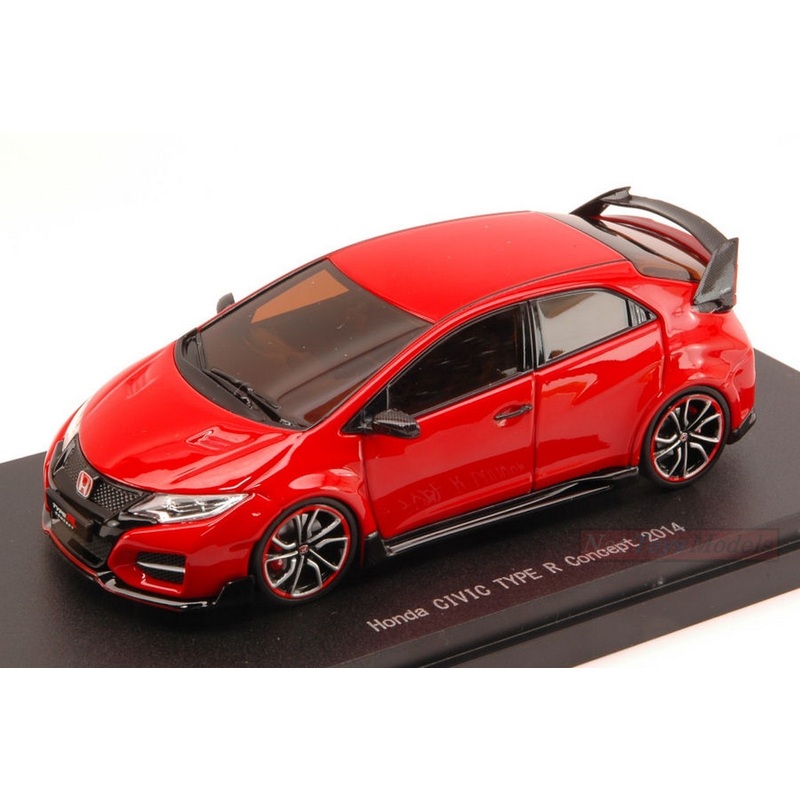 SCALE MODEL COMPATIBLE WITH HONDA CIVIC TYPE R CONCEPT 2014 RED 1:43 EBBRO EB45234