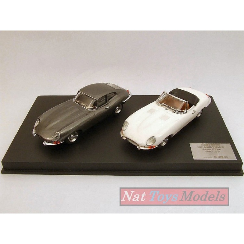 SCALE MODEL COMPATIBLE WITH JAGUAR E TYPE 50th ANNIVERSARY PARIS 1961 Pz.2 1:43 BEST BT0050D