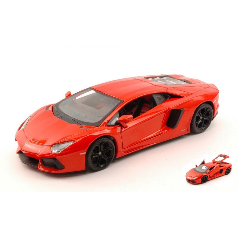 SCALE MODEL COMPATIBLE WITH LAMBORGHINI AVENTADOR LP700-4 2011 ORANGE 1:24 MAISTO MI31210OR