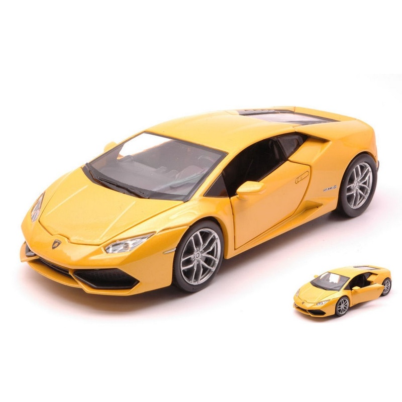 SCALE MODEL COMPATIBLE WITH LAMBORGHINI HURACAN LP610-4 YELLOW 1:24 NEW RAY NY71313Y