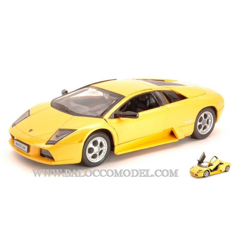 SCALE MODEL COMPATIBLE WITH LAMBORGHINI MURCIELAGO 2001 YELLOW 1:24 WELLY WE0299