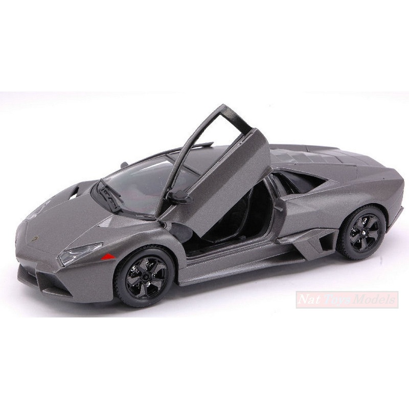 SCALE MODEL COMPATIBLE WITH LAMBORGHINI REVENTON 2007 GRAY BARRA 1:24 BURAGO BU21041G