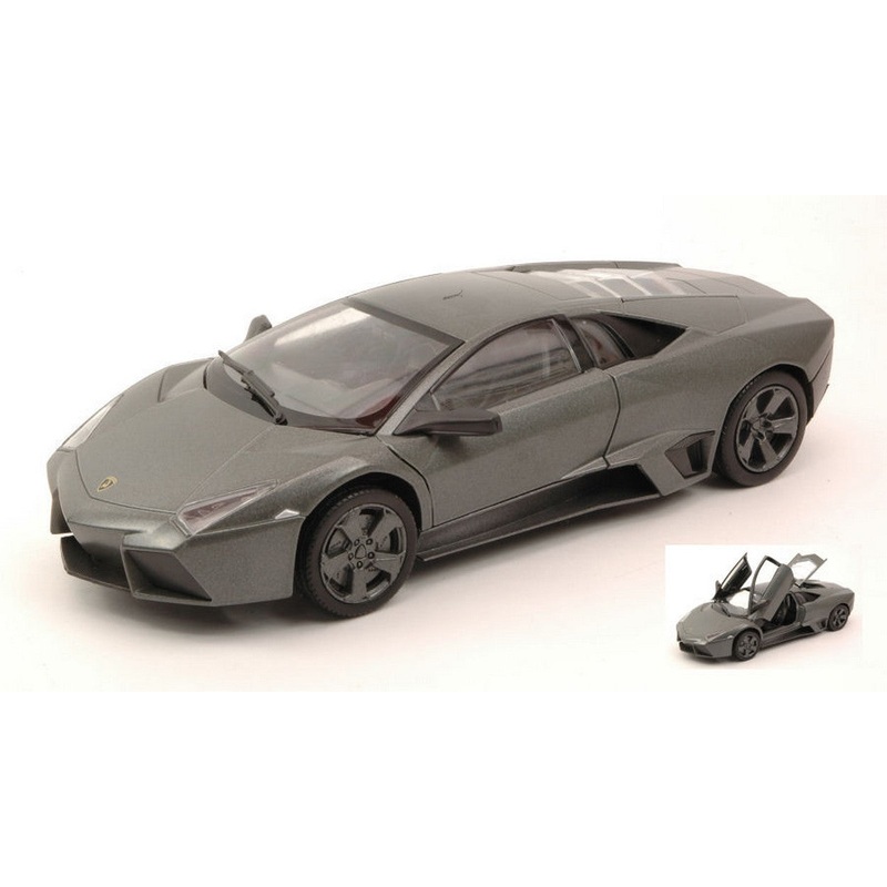 SCALE MODEL COMPATIBLE WITH LAMBORGHINI REVENTON 2008 GRAY MATT 1:24 MOTORMAX MTM73364GY