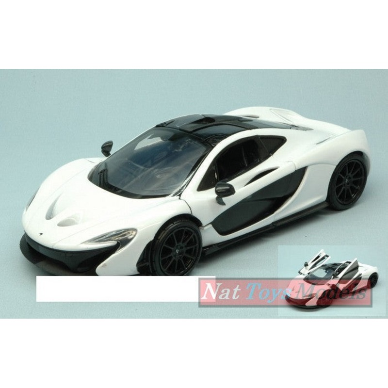 SCALE MODEL COMPATIBLE WITH MC LAren P1 2014 WHITE 1:24 MOTORMAX MTM79325W