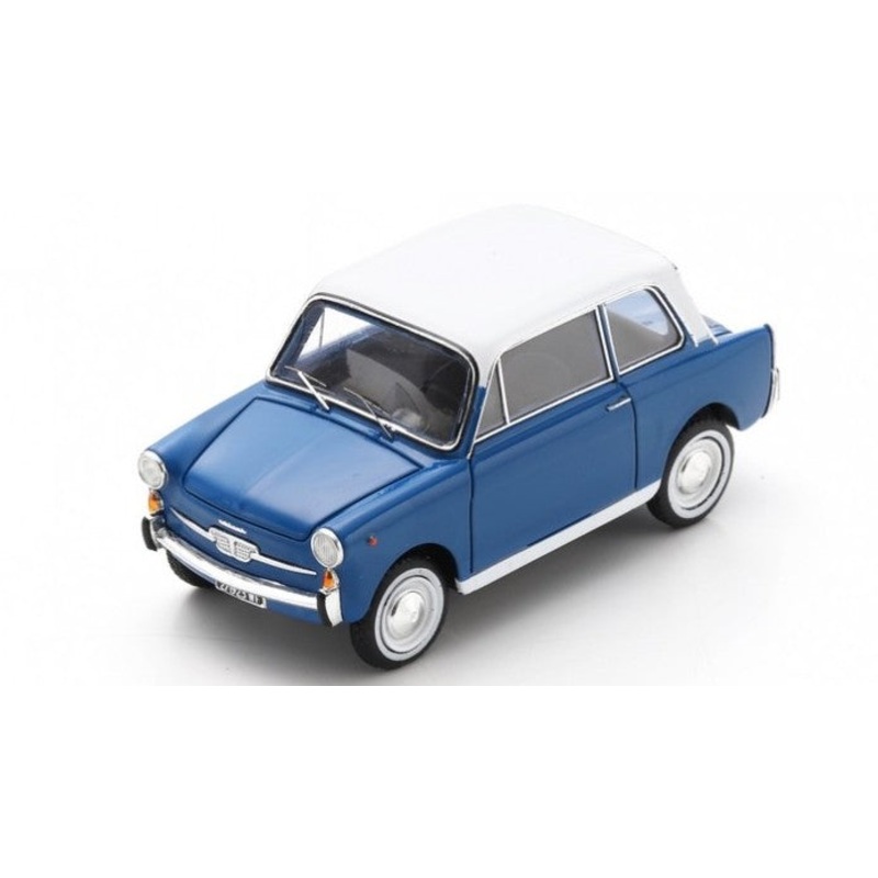 MODELLINO Schuco AUTOBIANCHI BIANCHINA BERLINA COUPE 1962 WHITE/BLUE (PRO.R43) 1:43 MODEL SCALE SH450933800 250506