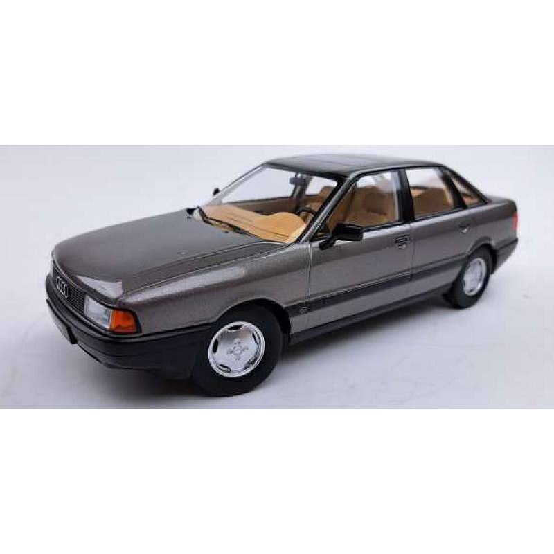 SCALE MODEL COMPATIBLE WITH AUDI 80 B3 1989 STONE DARK GRAY 1:18 TRIPLE 9 T9-1800341