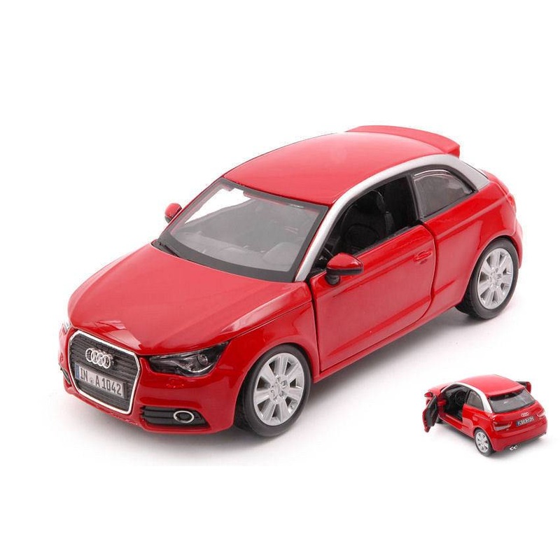 SCALE MODEL COMPATIBLE WITH AUDI A1 2010 RED 1:24 BURAGO BU22127R MODEL