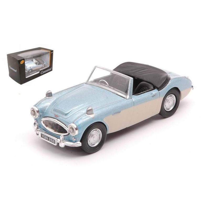 SCALE MODEL COMPATIBLE WITH AUSTIN HEALEY CONVERTIBLE LIGHT BLUE 1:43 CARARAMA CA416240