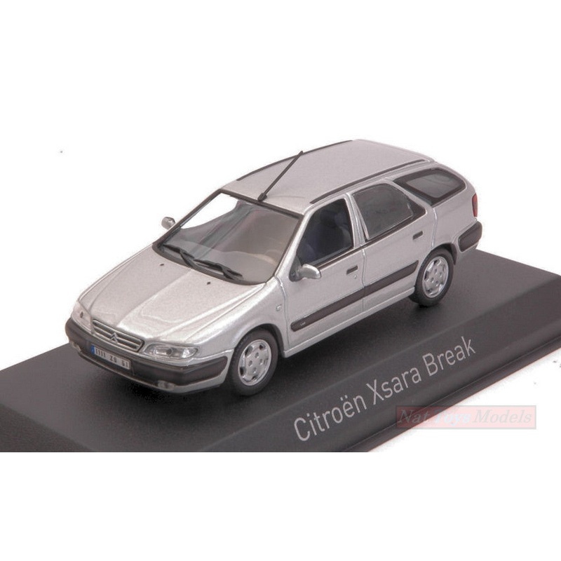 SCALE MODEL COMPATIBLE WITH CITROEN XSARA BREAK 1998 QUARTZ GRAY METALLIC 1:43 NOREV NV154306