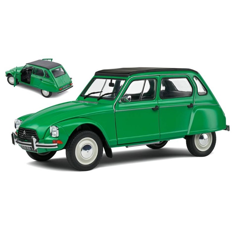 SCALE MODEL COMPATIBLE WITH CITRONE DYANE 6 1976 GREEN 1:18 SOLID SL1800308
