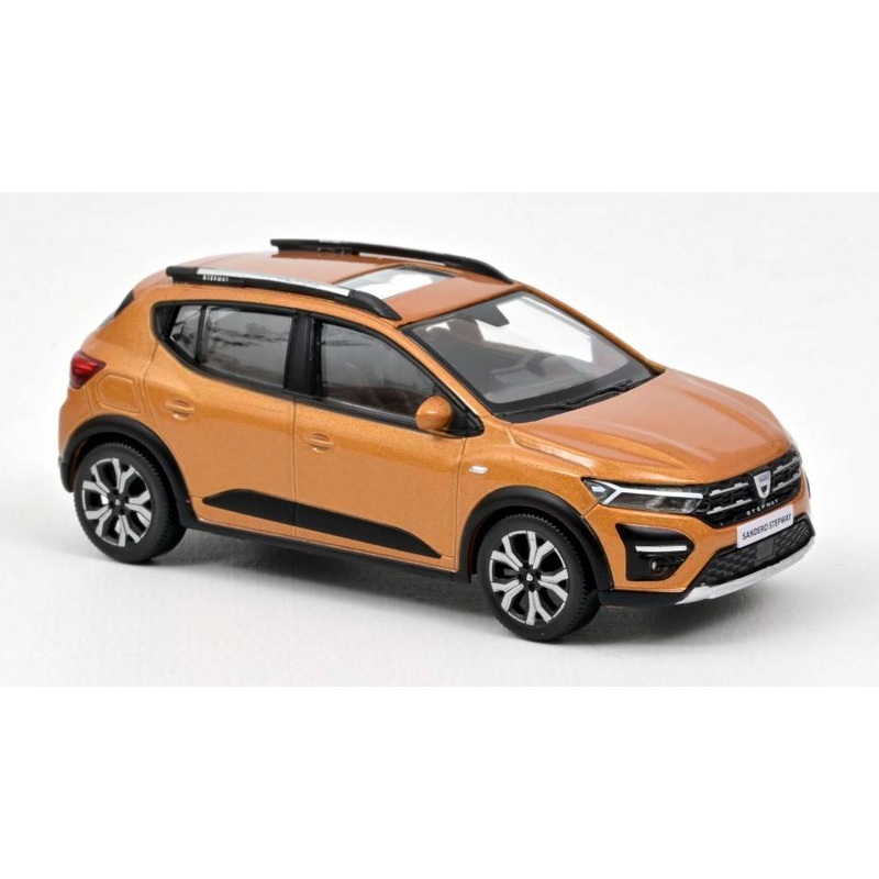 SCALE MODEL COMPATIBLE WITH DACIA SANDERO STEPWAY 2021 ATACAMA ORANGE 1:43 REPROD. NOREV NV509030