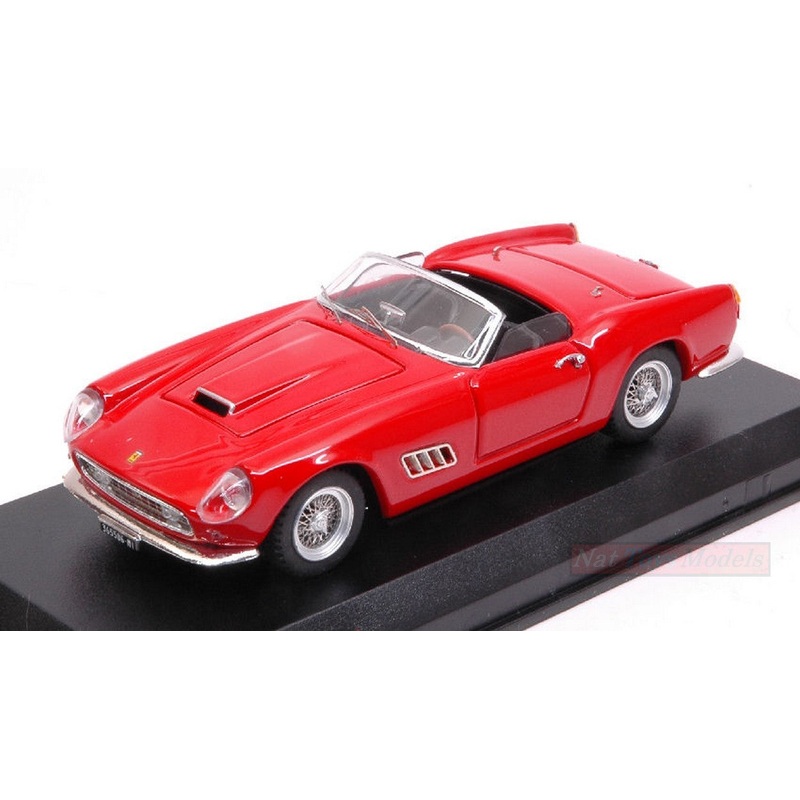 SCALE MODEL COMPATIBLE WITH FERRARI 250 CALIFORNIA LWB SPIDER AMERICA 1958 RED 1:43 ART MODEL AM0382